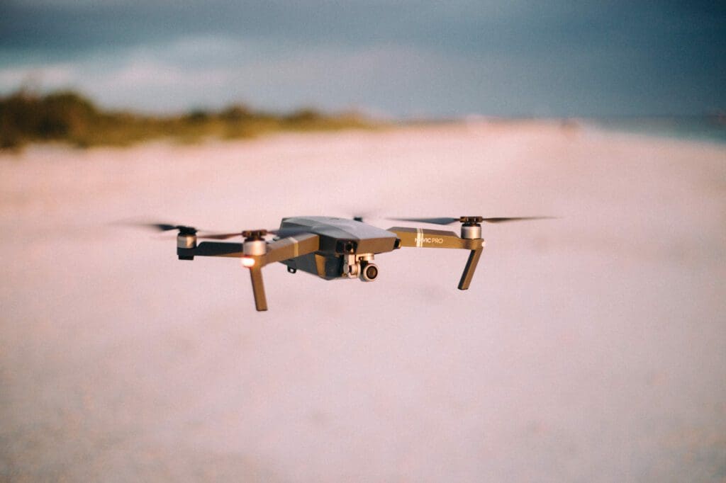 dji mavik pro in low hover