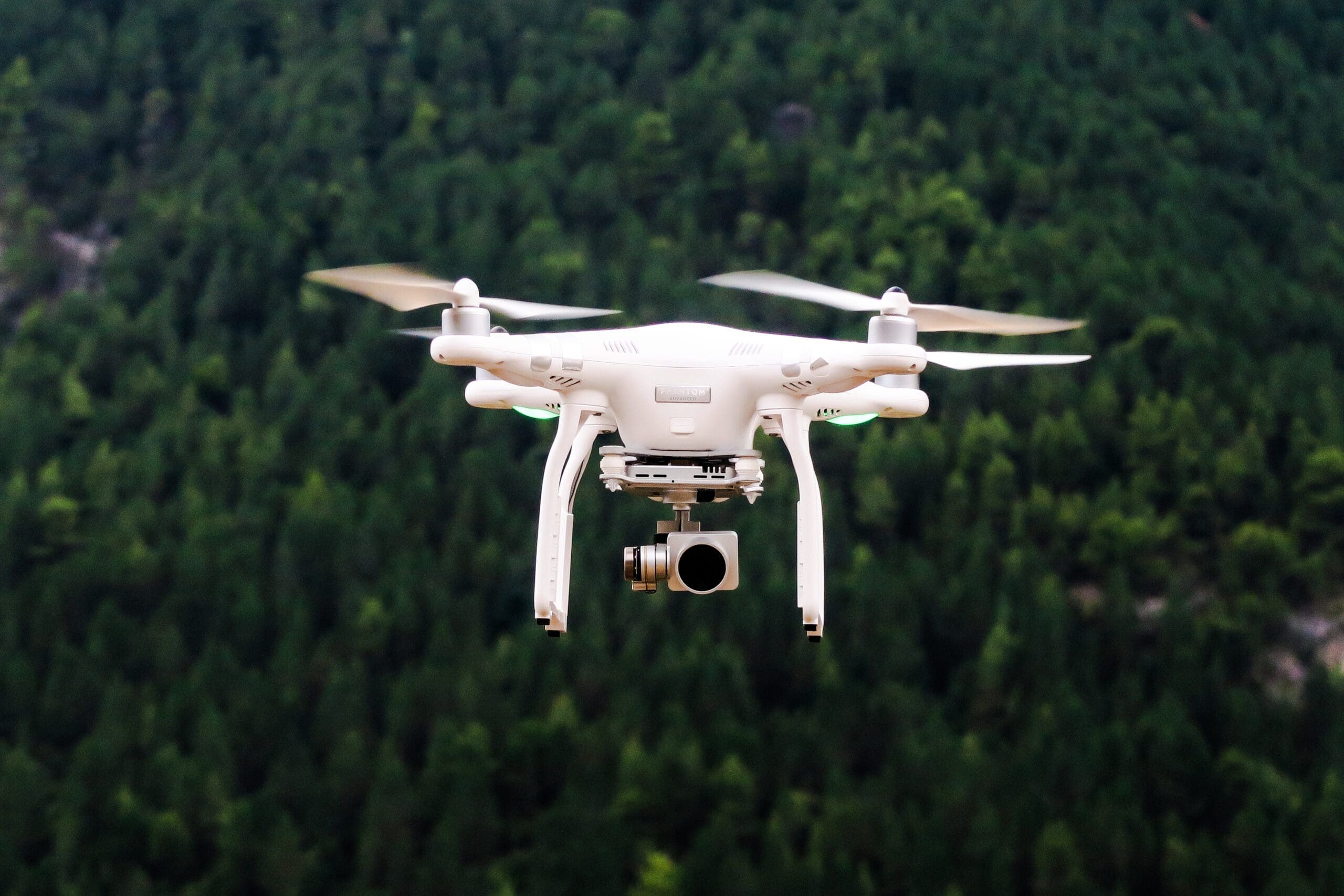 dji phantom hovering at eye level
